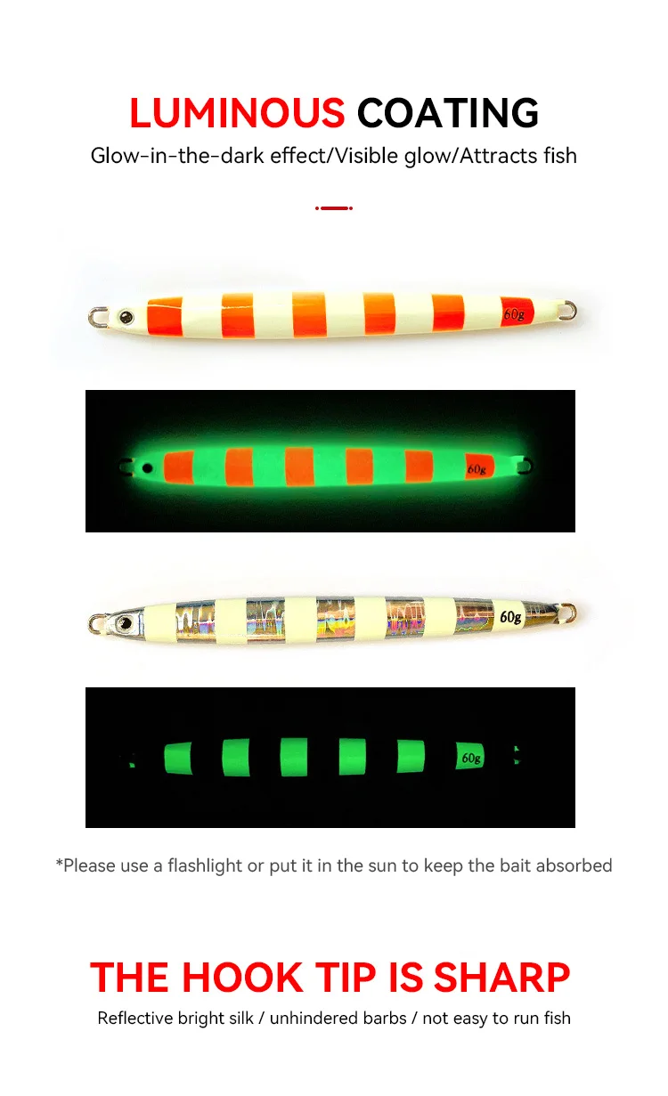 Cheery JL292 Printed Luminous Lead Artificial Hard Bait Long ABS Pencil Lure - view 15