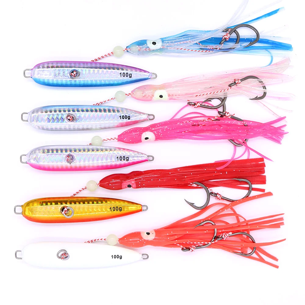 CHEERY 40G-200G ENGETSU Kabura Inchiku Jig, Saltwater Boat ABS Pencil Lure - view 3