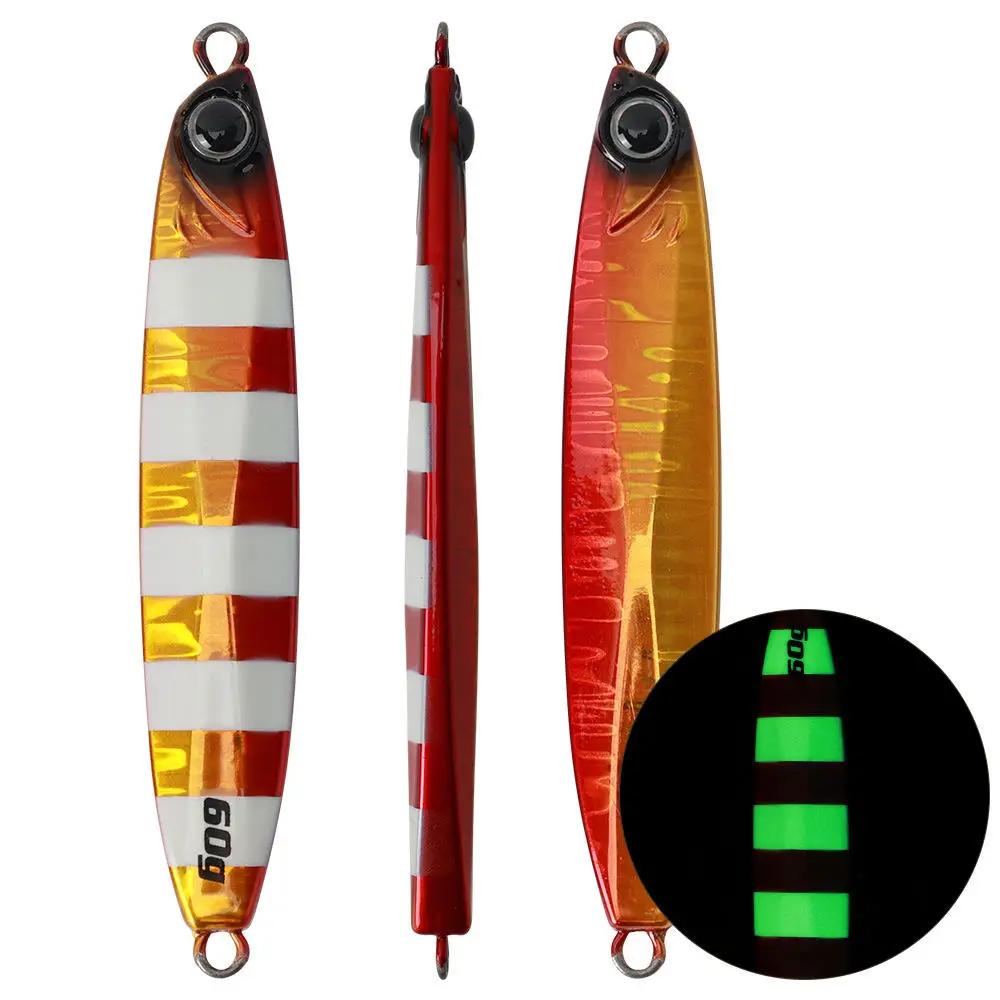 CHEERY Metal Jigging Lures Isca 35g 45g 60g 80g 100g Fishing Lead ABS Pencil Lure - view 14