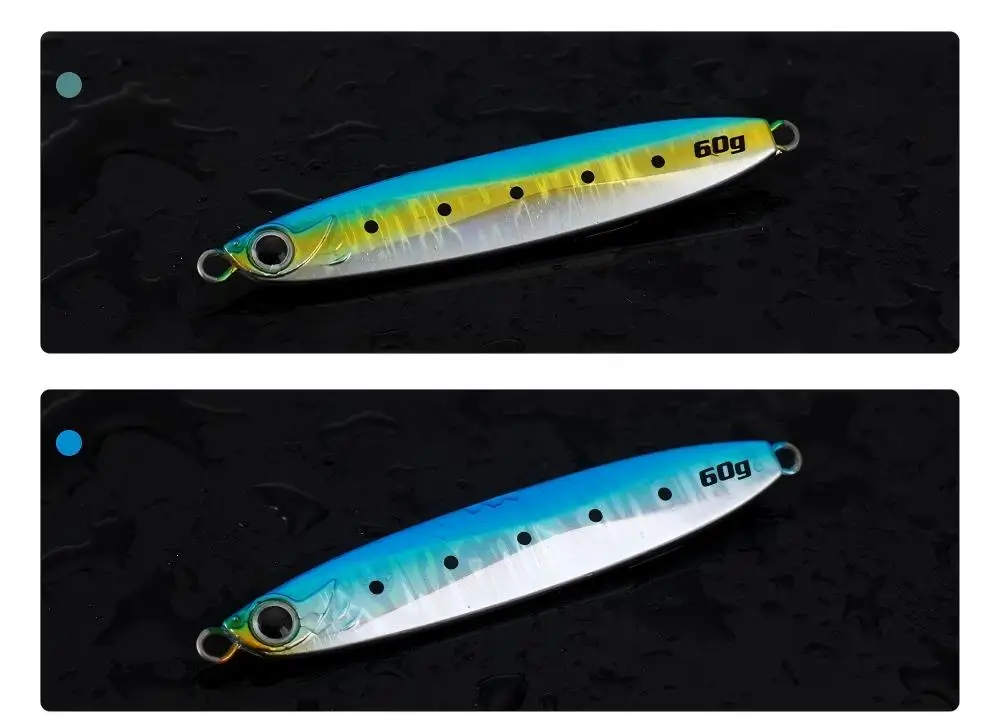 CHEERY Metal Jigging Lures Isca 35g 45g 60g 80g 100g Fishing Lead ABS Pencil Lure - view 6
