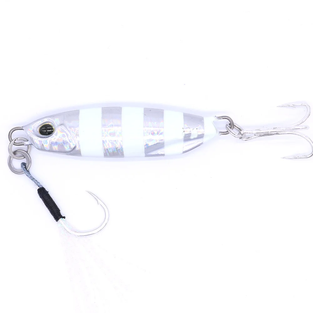 AOCLU Slow Metal Cast Jig Spoon 20g Casting Jigging Lead Fish Sea ABS Pencil Lure - view 6
