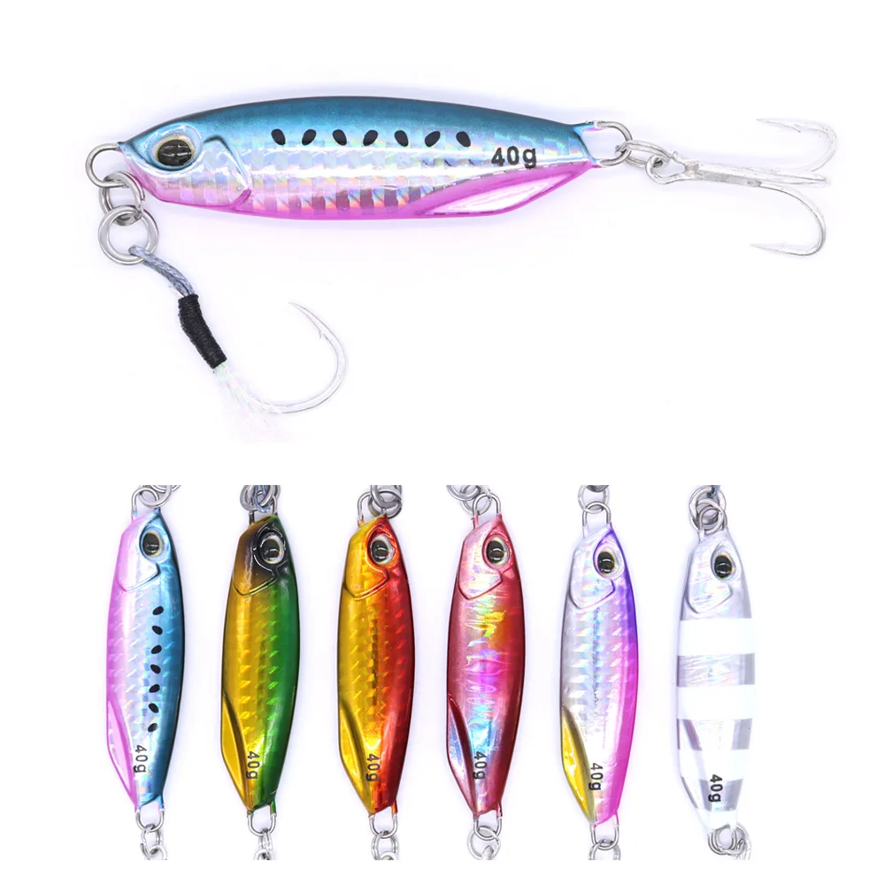 AOCLU Slow Metal Cast Jig Spoon 20g Casting Jigging Lead Fish Sea ABS Pencil Lure - view 8