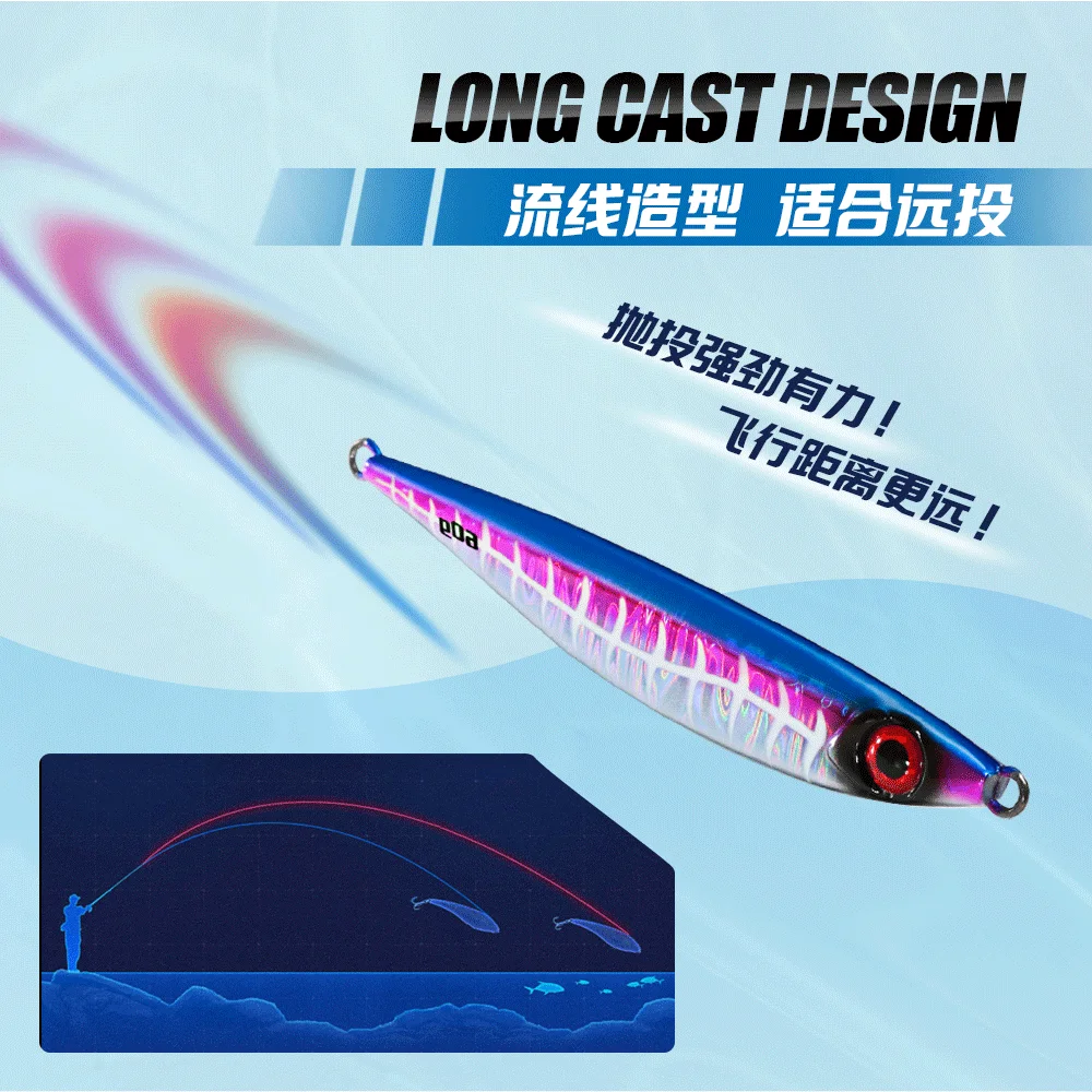 Jigging Pro Luminous Lure 40g 60g 80g 100g Shore Jig for Mackerel ABS Pencil Lure - view 10