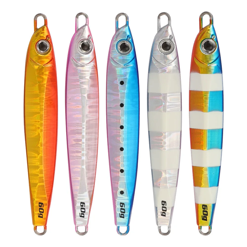 RUNTOO Japanese Laser Slow Pitch Jigging Lure Bait Vertical Sea