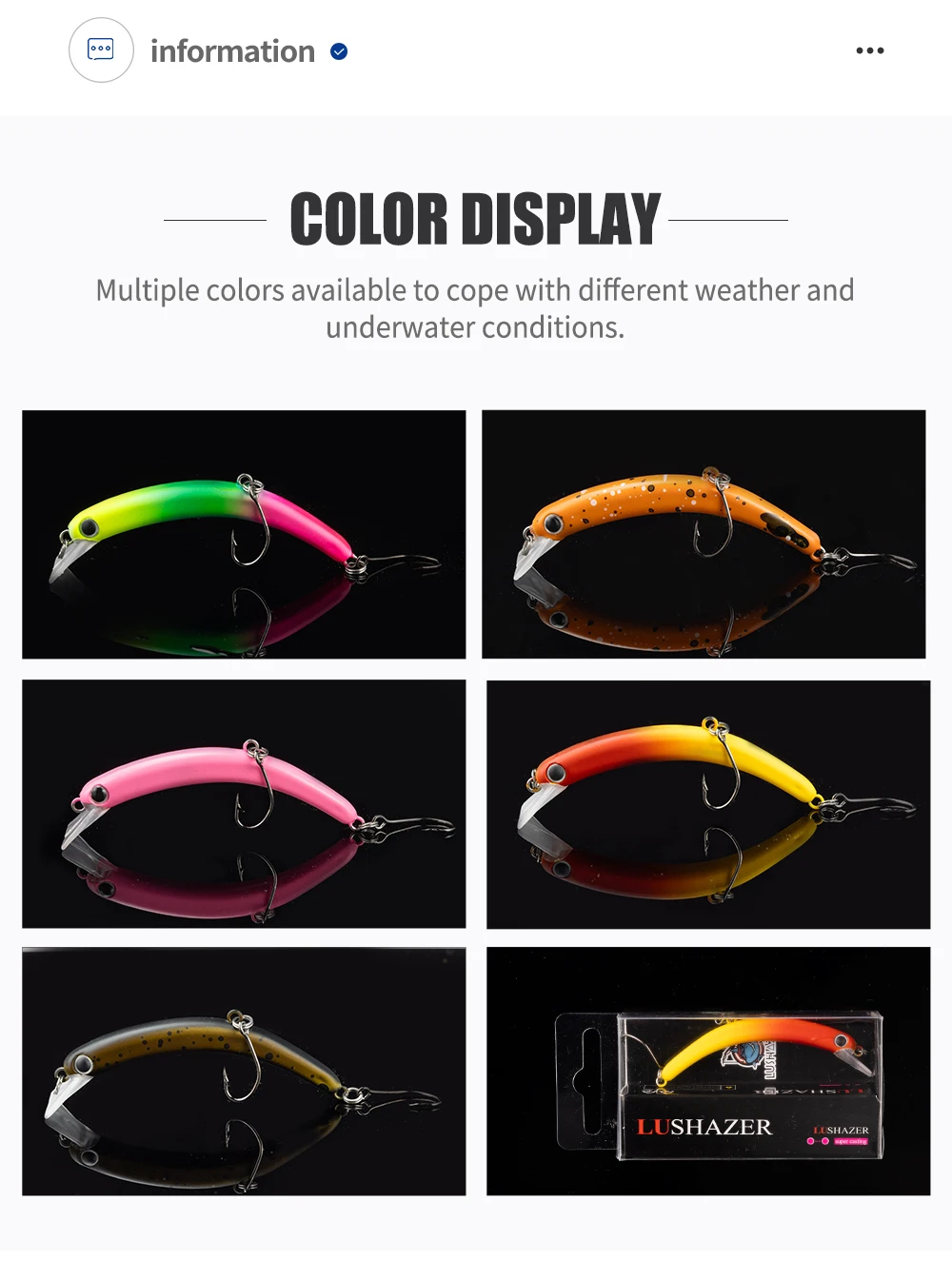 Cheery Sinking Minnow Bait 64mm 4g Plastic Fishing Lure Wobbler ABS Pencil Lure - view 11