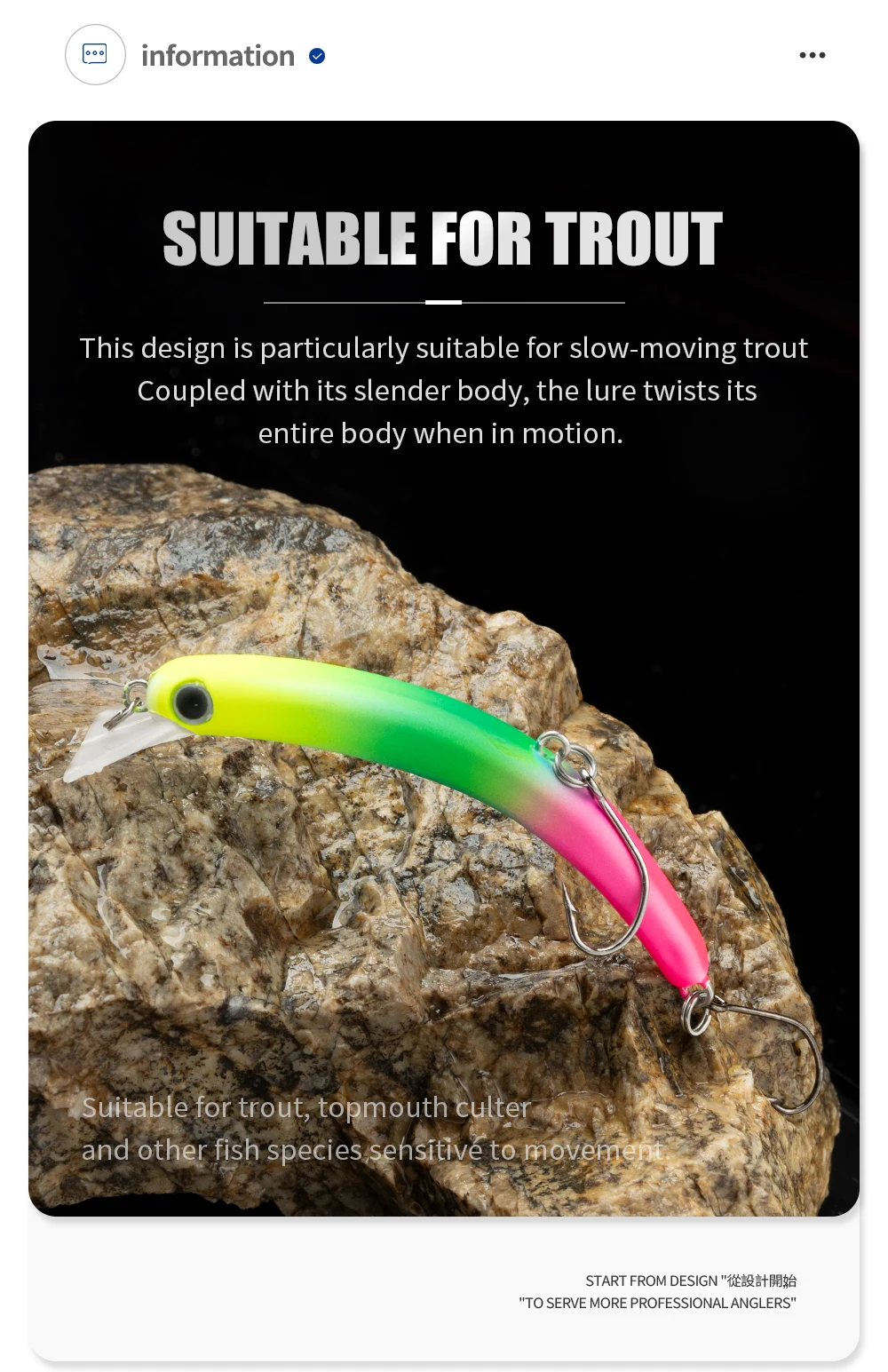 Cheery Sinking Minnow Bait 64mm 4g Plastic Fishing Lure Wobbler ABS Pencil Lure - view 12