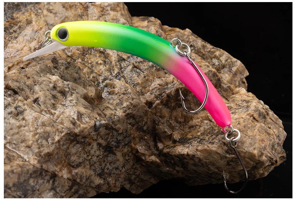Cheery Sinking Minnow Bait 64mm 4g Plastic Fishing Lure Wobbler ABS Pencil Lure - view 19