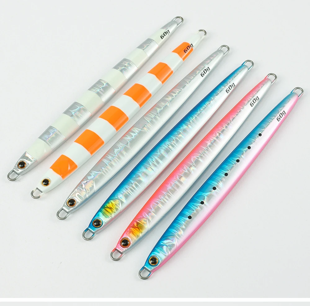 Cheery 60g/80g Glow-in-the-Dark Fast-Jigging Metal Jig Lure (No ABS Pencil Lure - view 7