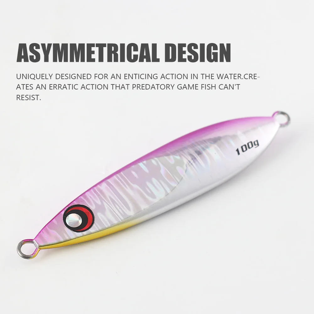 Jiggingpro Slow Blatt R Jig 60g 80g 100g 130g 160g Lead Jigging ABS Pencil Lure - view 15