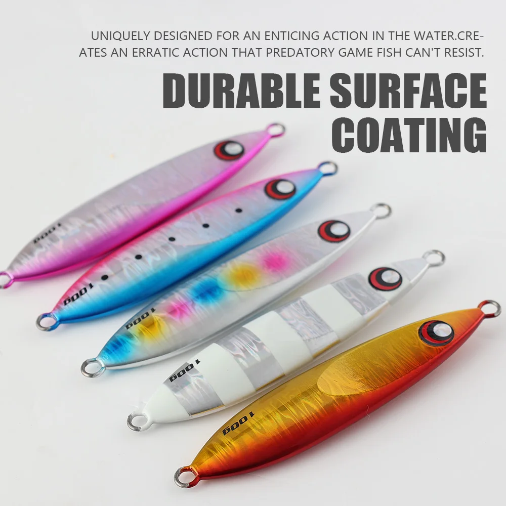 Jiggingpro Slow Blatt R Jig 60g 80g 100g 130g 160g Lead Jigging ABS Pencil Lure - view 16