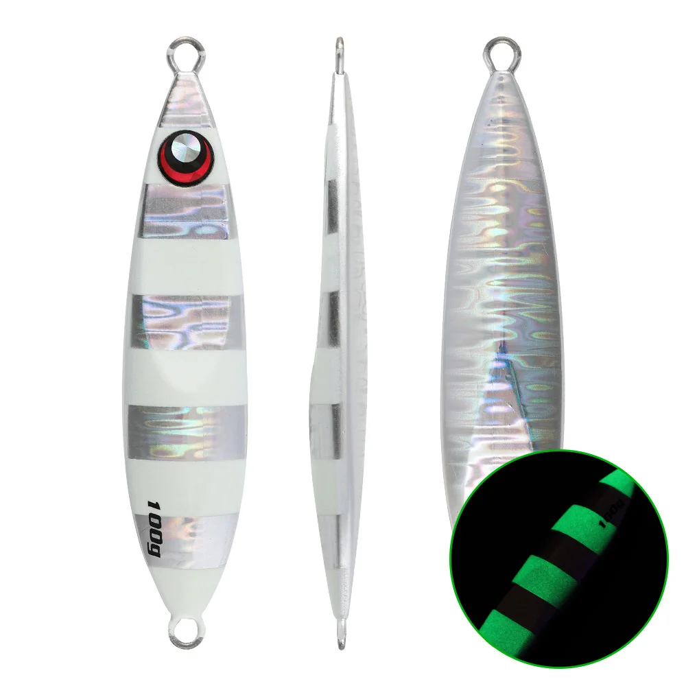 Jiggingpro Slow Blatt R Jig 60g 80g 100g 130g 160g Lead Jigging ABS Pencil Lure - view 3