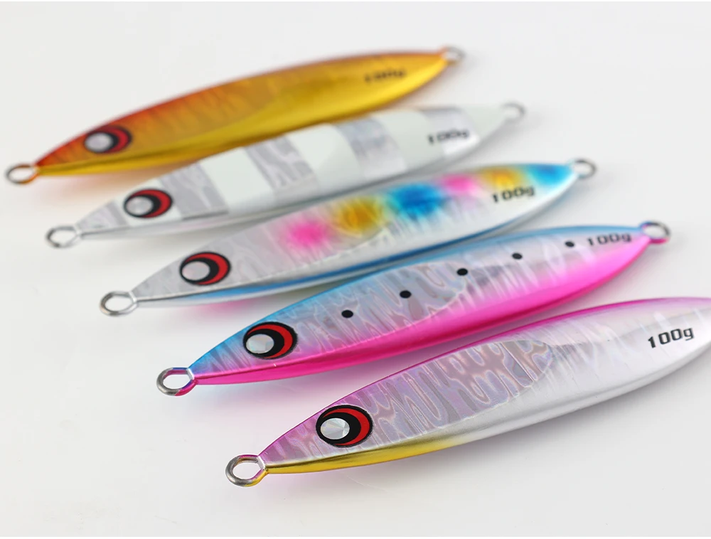 Jiggingpro Slow Blatt R Jig 60g 80g 100g 130g 160g Lead Jigging ABS Pencil Lure - view 8