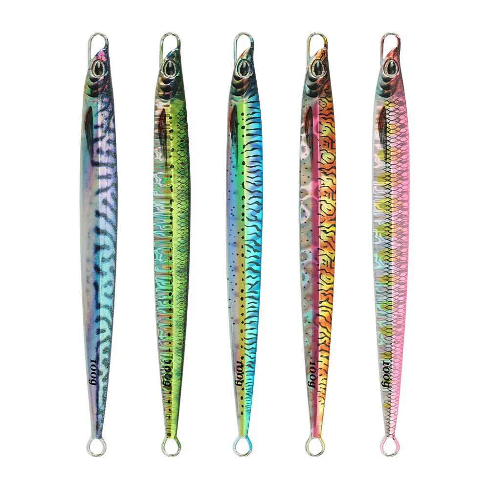 Deep Sea Speed Sinking 80g 100g Jigging Metal Saltwater Fishing