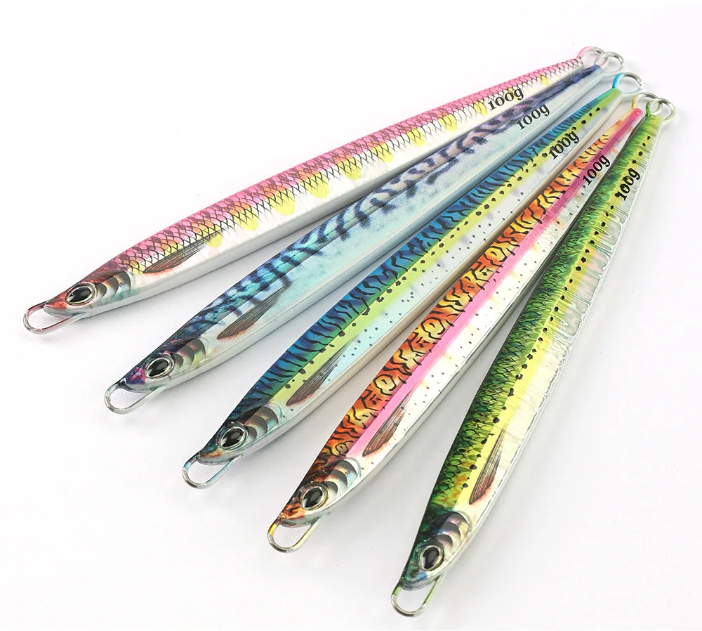 Deep Sea Speed Sinking 80g 100g Jigging Metal Saltwater Fishing ABS Pencil Lure - view 3