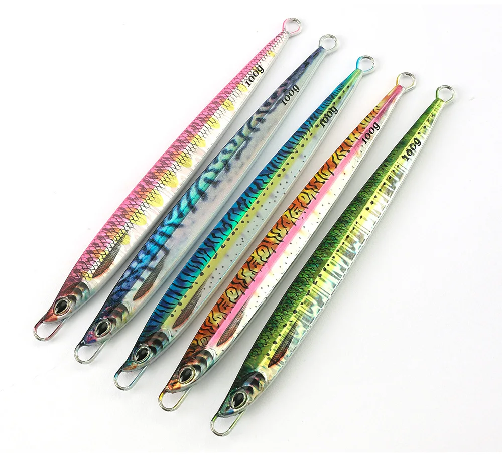 Deep Sea Speed Sinking 80g 100g Jigging Metal Saltwater Fishing ABS Pencil Lure - view 18