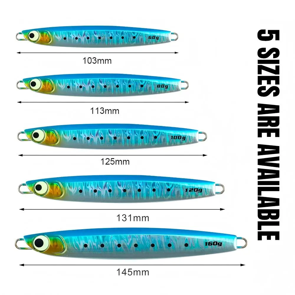 CHEERY Jigging Pro Vertical Long Casting 60g-160g Luminous ABS Pencil Lure - view 17