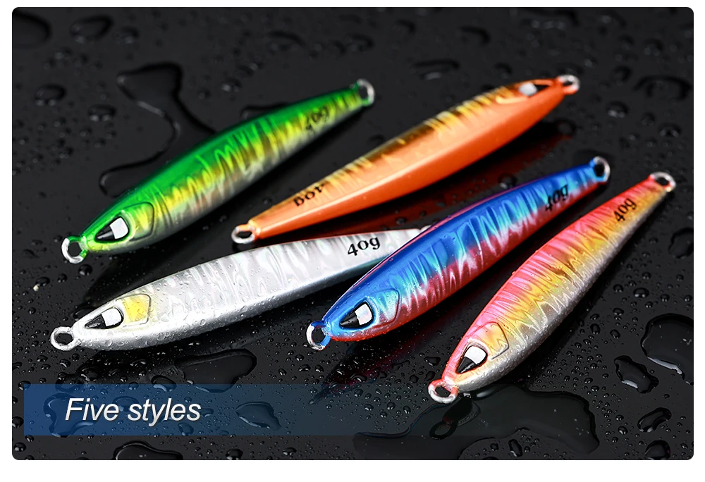 CASTFUN Casting Shore 40g 60g 80g 100g Hard Lead Lure Tuna ABS Pencil Lure - detail 1