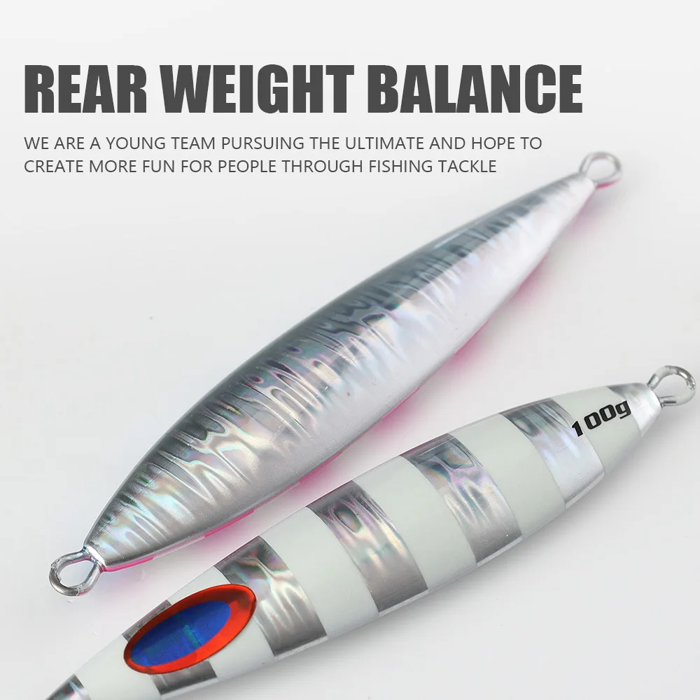 CHEERY 40g 60g 80g 100g 150g 200g Tuna Fishing Lure Metal Jig ABS Pencil Lure - view 3