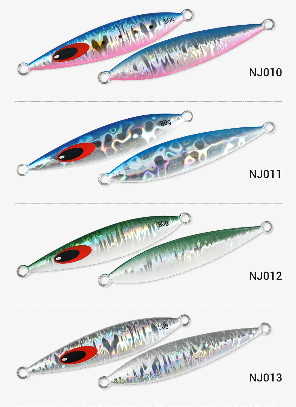 CHEERY 60g/80g/100g/150g/200g/250g/330g Saltwater Ocean Vertical Metal Jig ABS Pencil Lure - view 6