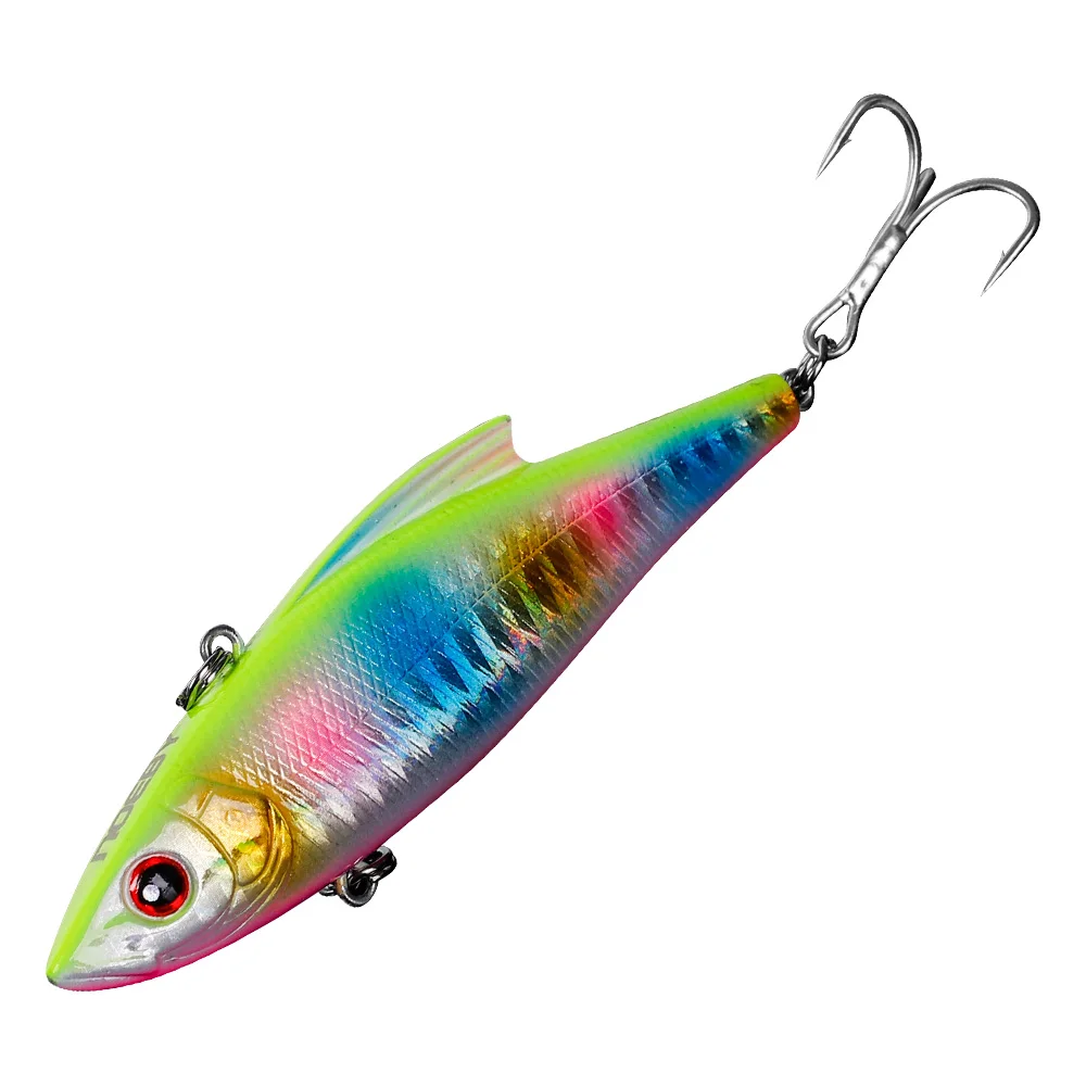 CHEERY Sea Bass Crank Minnow Lure Vib Rattle Hard Bait with Hooks ABS Pencil Lure - view 10