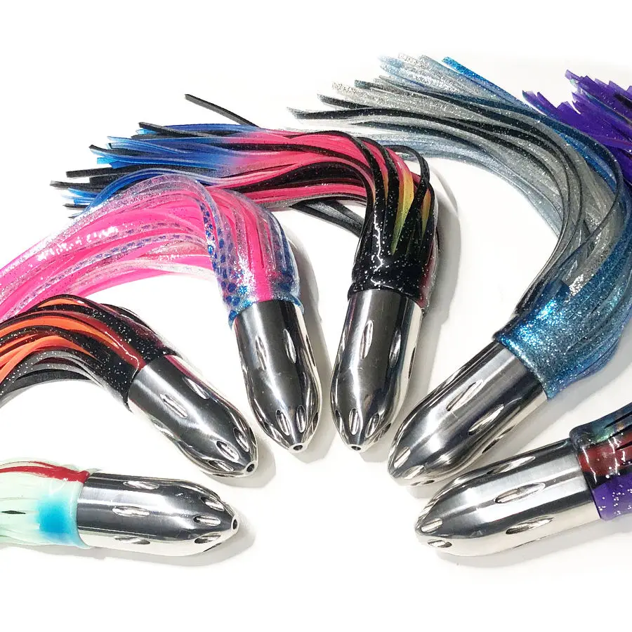 CHEERY Jet Head Trolling Squid Octopus Skirt Metal Lure Saltwater ABS Pencil Lure - view 1