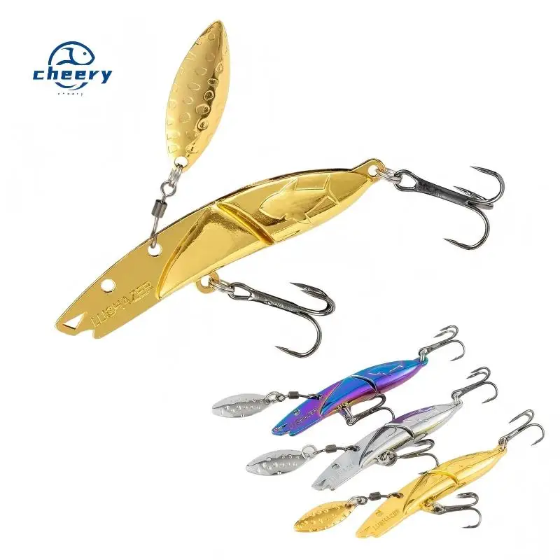 Cheery Metal Sinking Spinner Spoon Hard Bait 7g 10g 15g 20g VIB