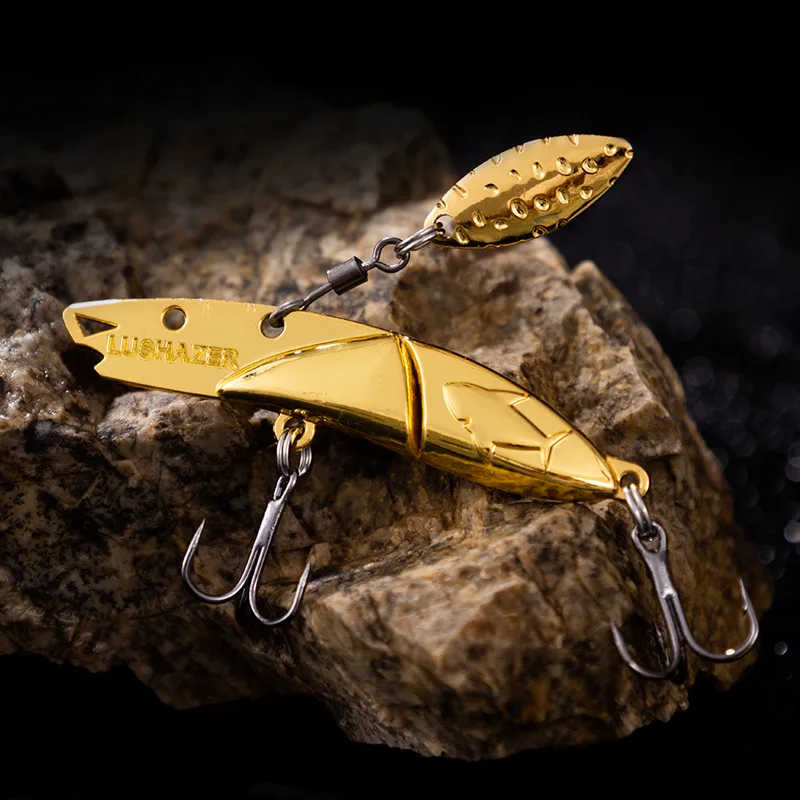 Cheery Metal Sinking Spinner Spoon Hard Bait 7g 10g 15g 20g VIB ABS Pencil Lure - view 11