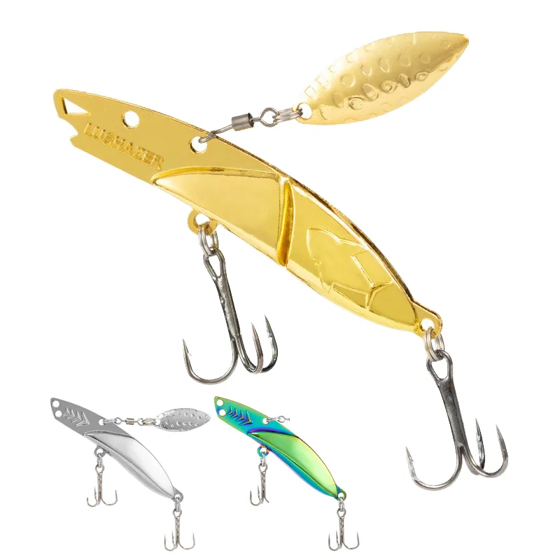 Cheery Metal Sinking Spinner Spoon Hard Bait 7g 10g 15g 20g VIB ABS Pencil Lure - view 2