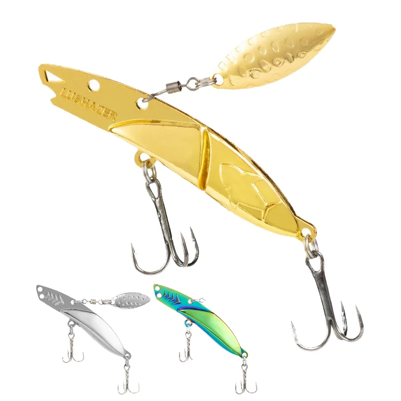 Cheery Metal Sinking Spinner Spoon Hard Bait 7g 10g 15g 20g VIB ABS Pencil Lure - view 3