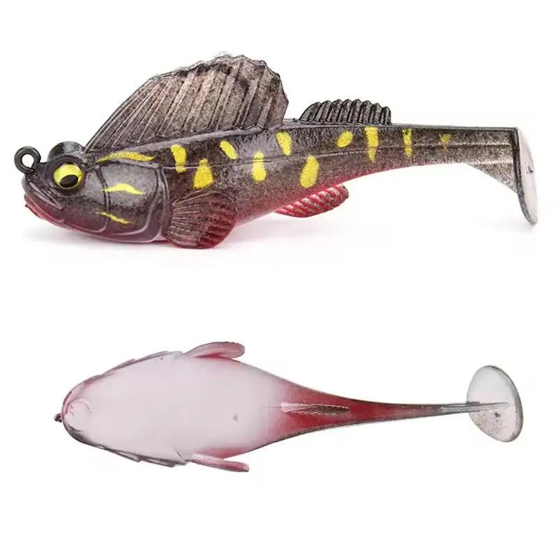 CHEERY Soft Lure Fishing Pike Frog Bass Deep Running Paddle Tail ABS Pencil Lure - view 11