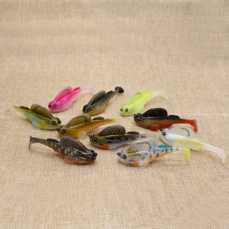 CHEERY Soft Lure Fishing Pike Frog Bass Deep Running Paddle Tail ABS Pencil Lure - view 1