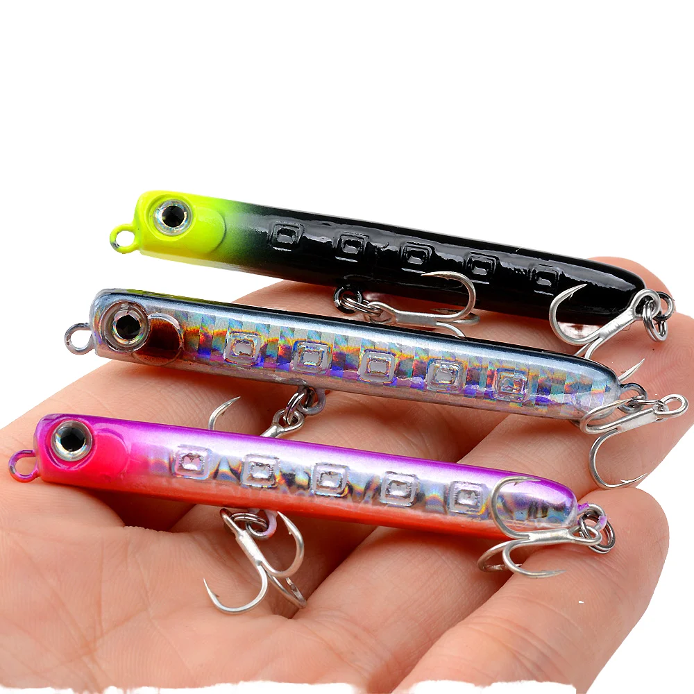 Wholesale 60mm Japanese Style Hard Plastic Fishing Bait 4.8g ABS Pencil Lure - view 2