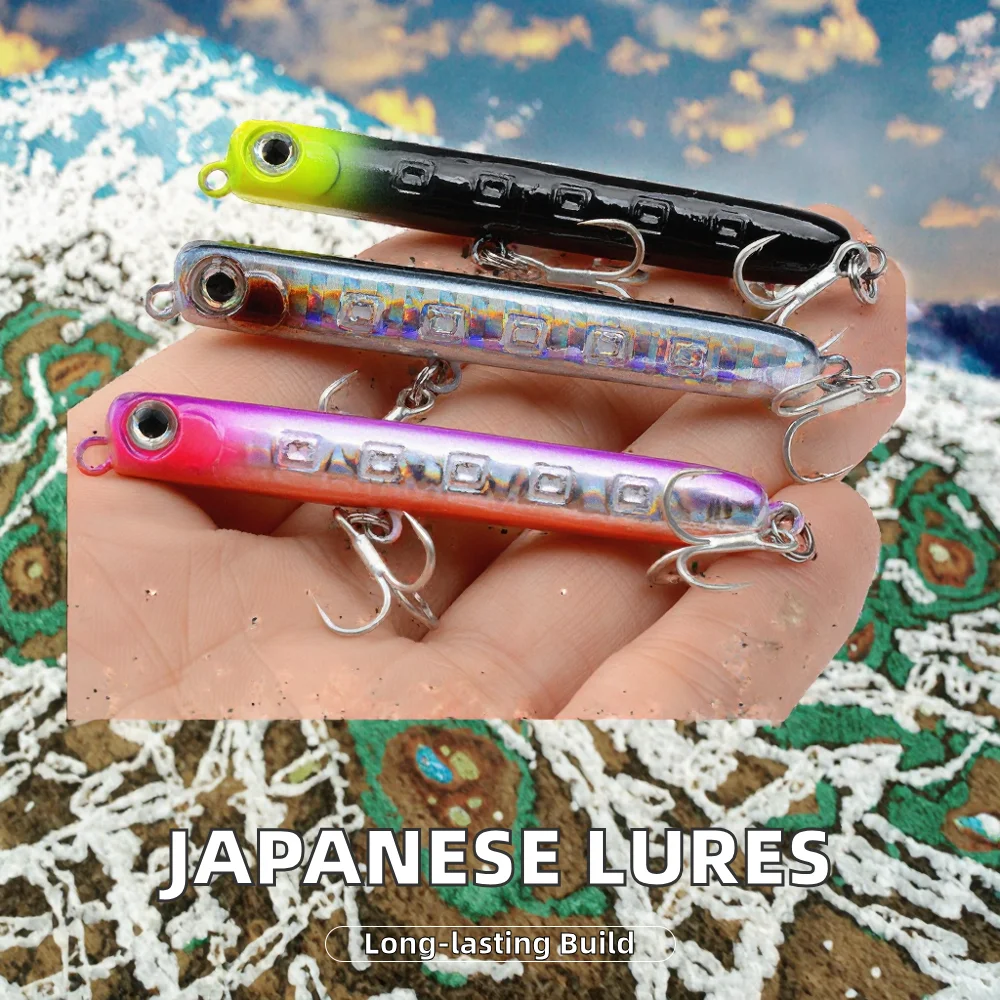 Wholesale 60mm Japanese Style Hard Plastic Fishing Bait 4.8g ABS Pencil Lure - view 3