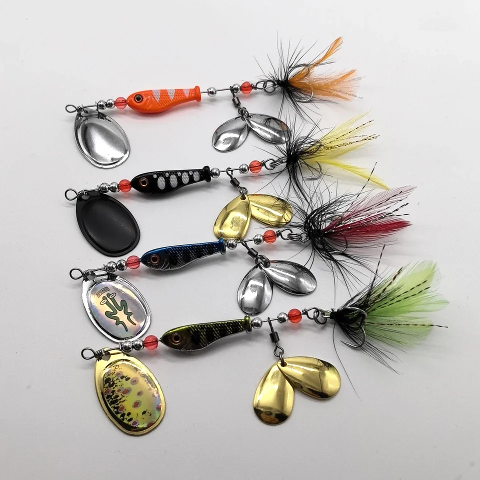CHEERY 12G Spinner Bait Fishing Lure Multiple Blade Jig Dancer ABS Pencil Lure - view 9
