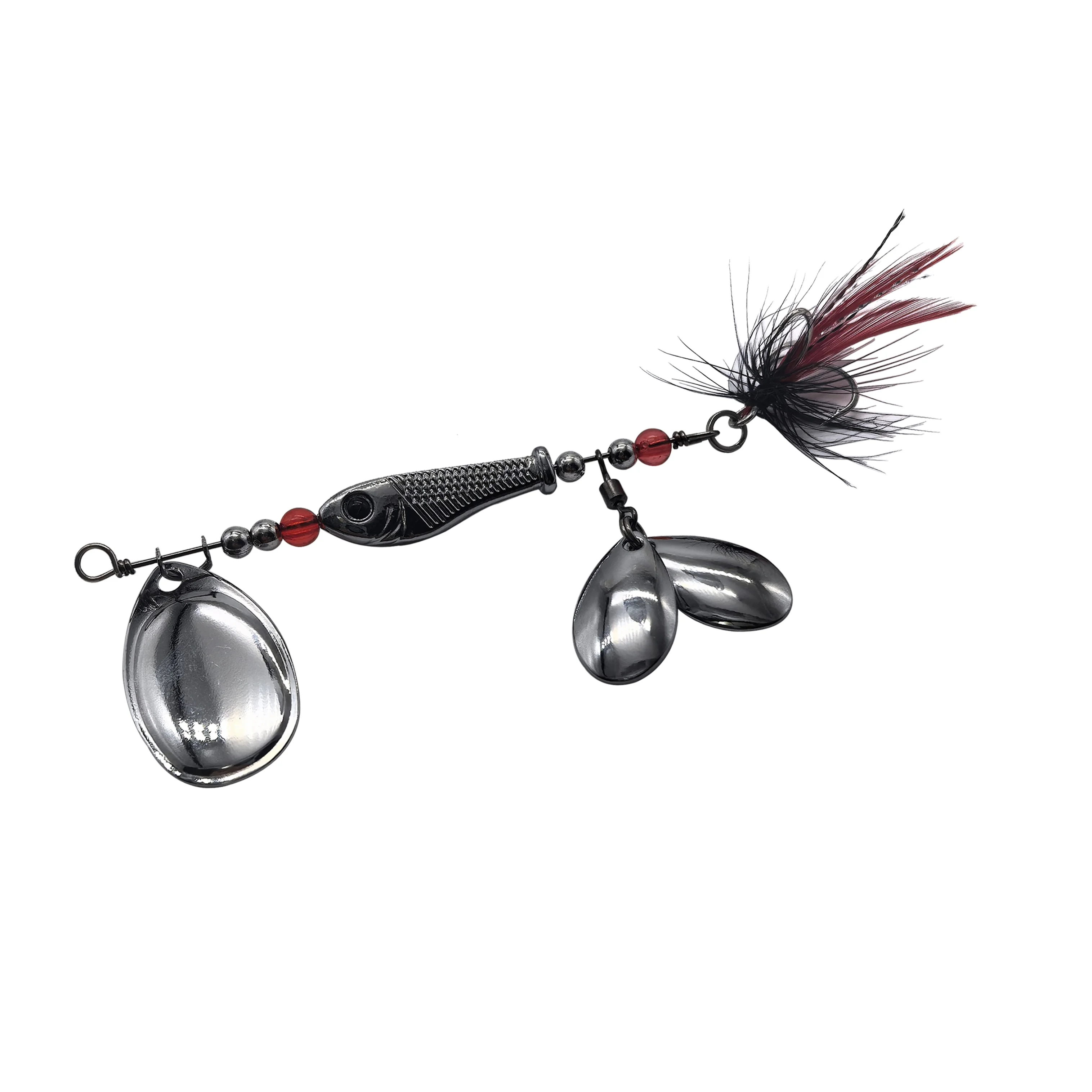 CHEERY 12G Spinner Bait Fishing Lure Multiple Blade Jig Dancer ABS Pencil Lure - view 6
