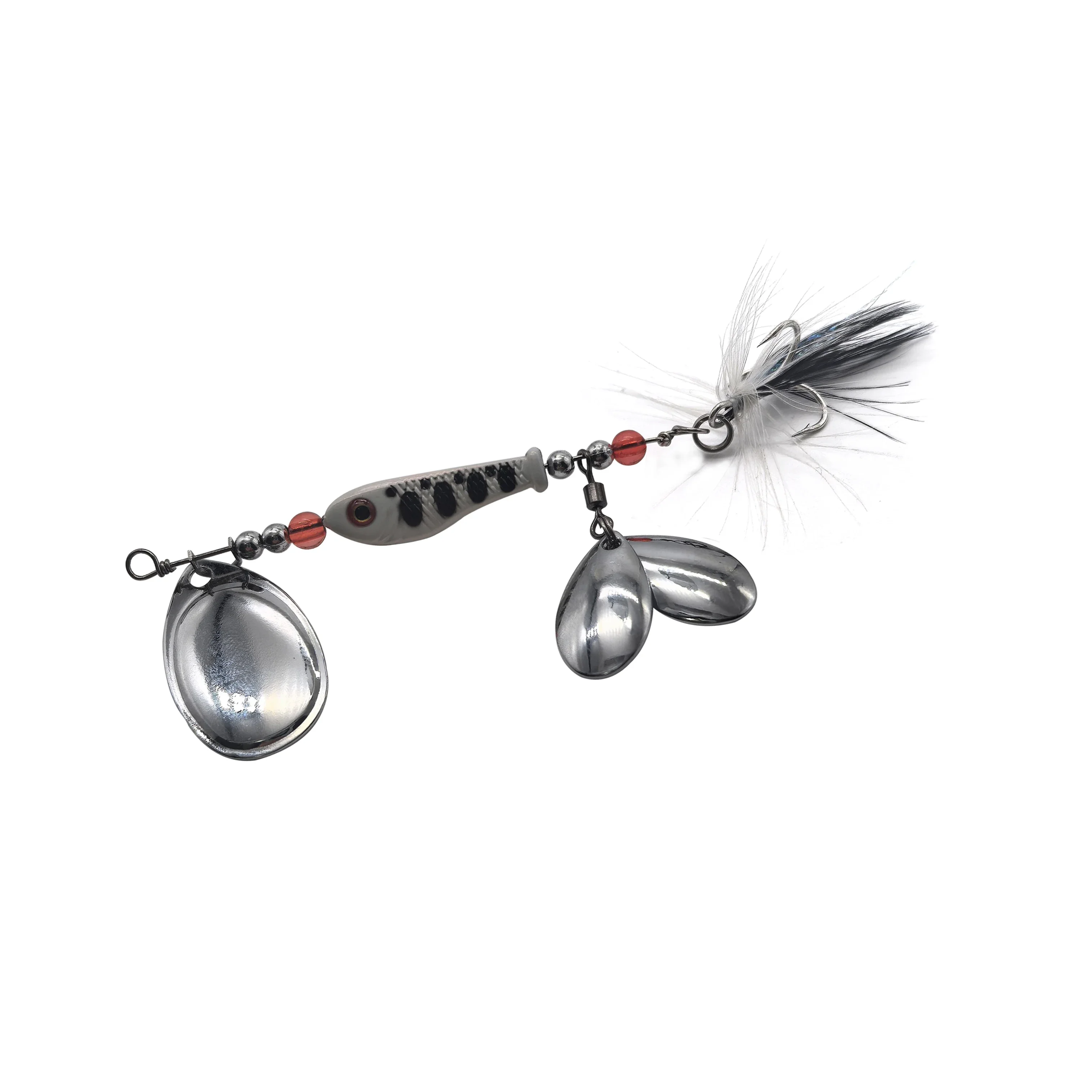 CHEERY 12G Spinner Bait Fishing Lure Multiple Blade Jig Dancer ABS Pencil Lure - view 7