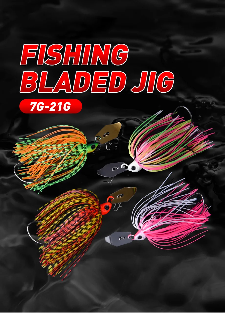 JIGGINGSOUL-BB015-7g-21g Metal Hard Bait Spinner Fishing Lure ABS Pencil Lure - view 6