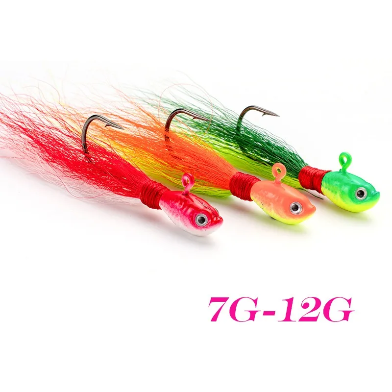 CHEERY 7g 10g 16g Deer Hair Metal Jig Head Hook Lure Sturdy Bait ABS Pencil Lure - view 2