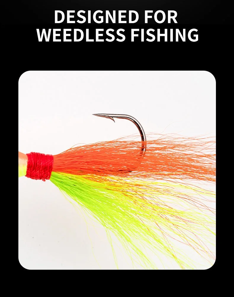 CHEERY 7g 10g 16g Deer Hair Metal Jig Head Hook Lure Sturdy Bait ABS Pencil Lure - view 14