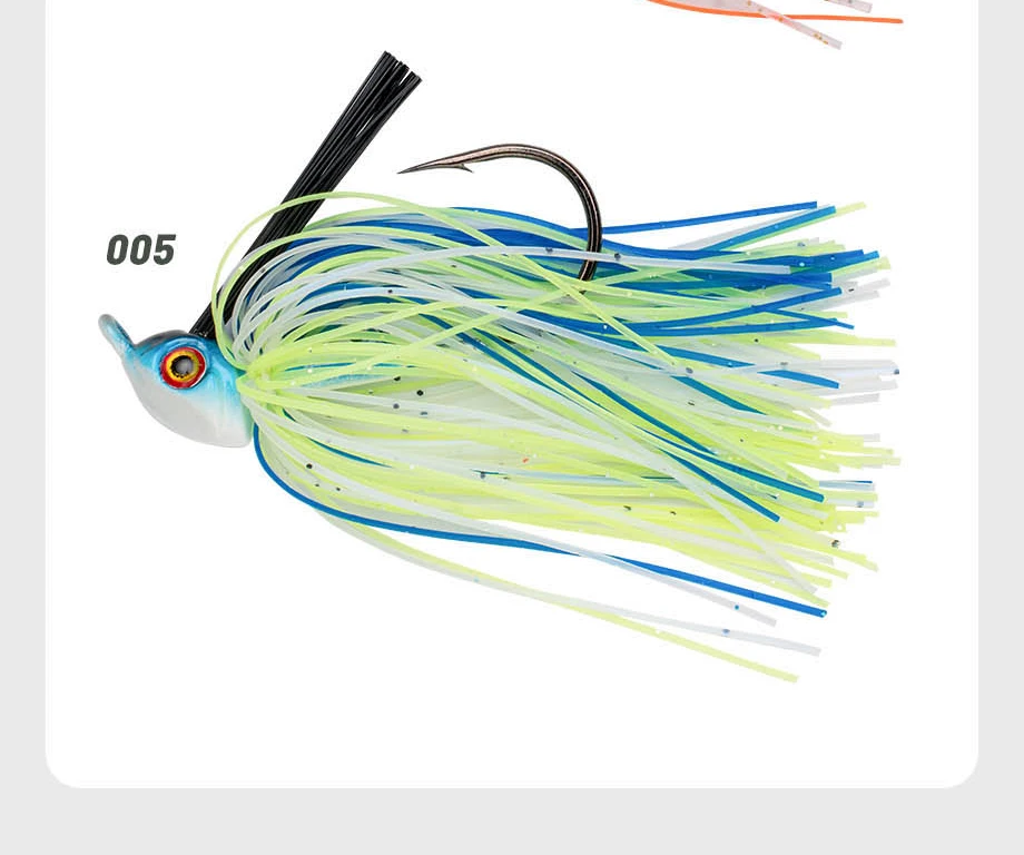 JOHNCOO 12G/15G Fishing Bait Beard Skirt Lure Spinner Baits ABS Pencil Lure - view 13