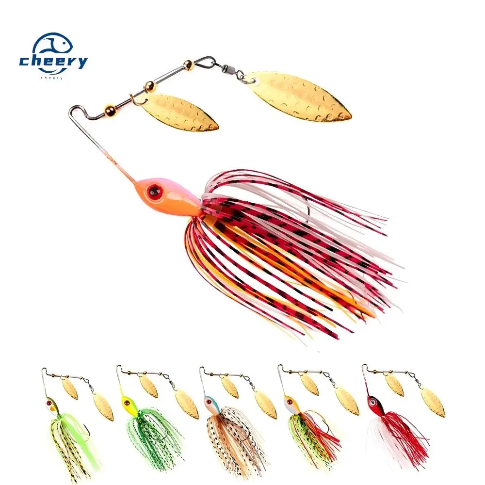 CHEERY 7.5g 22cm Gold Shiner Spinnerbaits Luminous Colorful