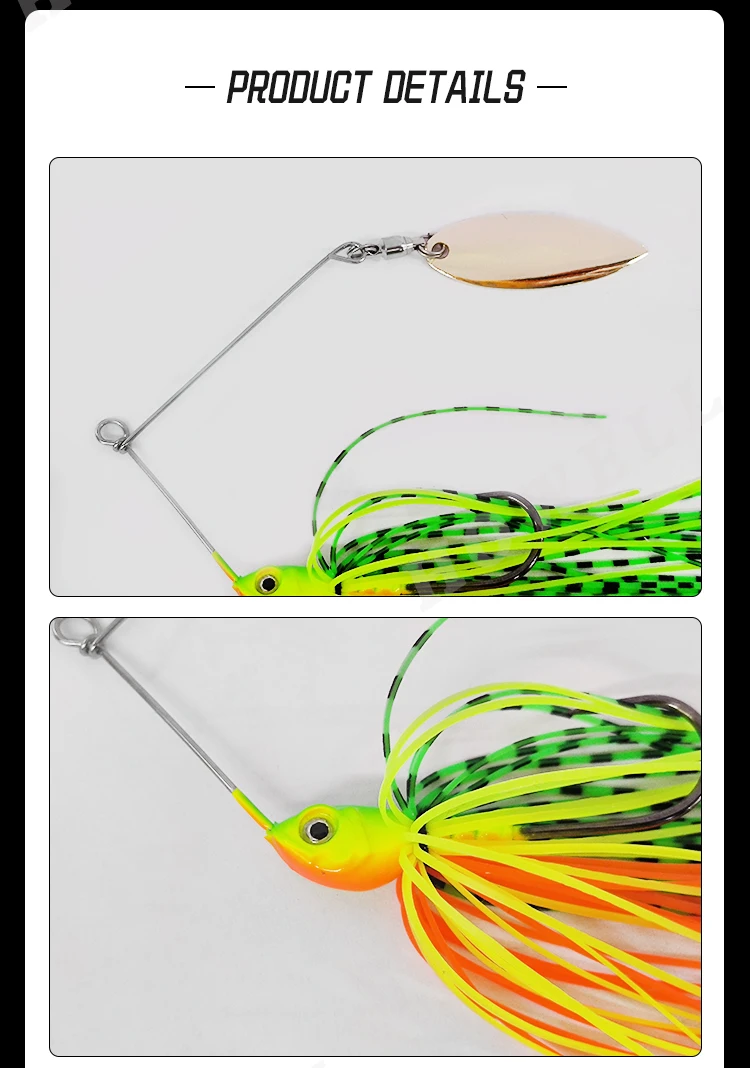 CHEERY 7.5g 22cm Gold Shiner Spinnerbaits Luminous Colorful ABS Pencil Lure - view 6