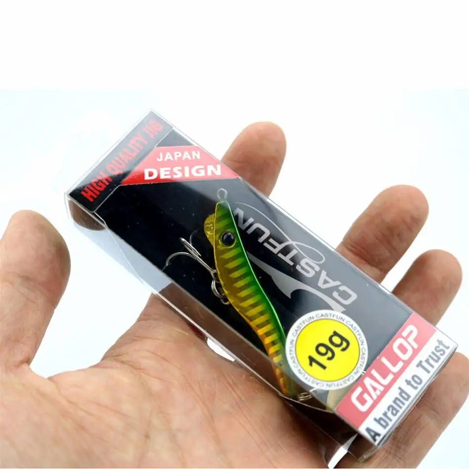 LureStorm Japan Metal Shrimp Jig Lure 13g 19g 28g 40g Spin Tail ABS Pencil Lure - view 1