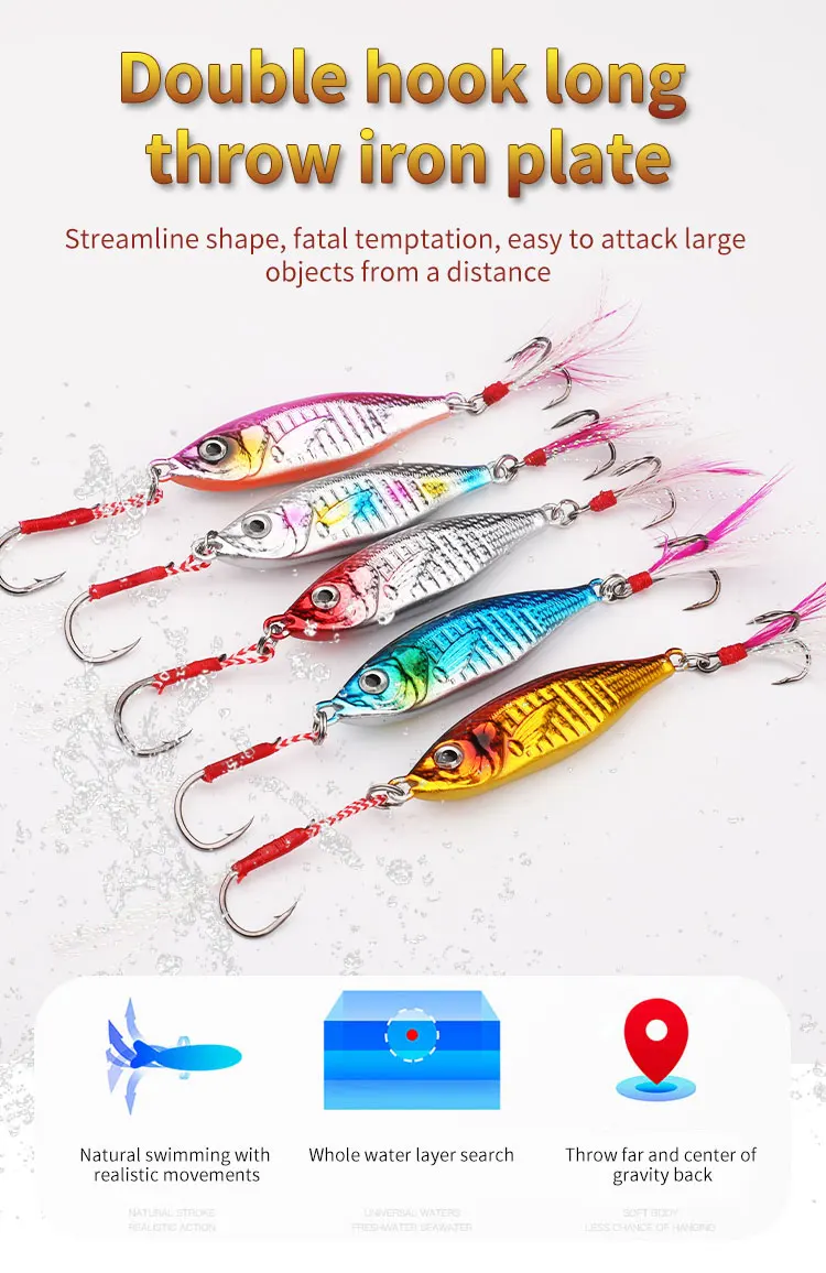 7g-60g Silicone Treble Hook 3D Eyes Artificial Hard Bait Bottom ABS Pencil Lure - view 7