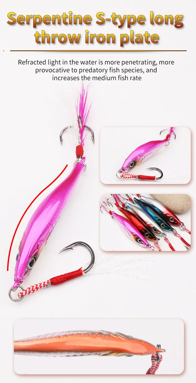 7g-60g Silicone Treble Hook 3D Eyes Artificial Hard Bait Bottom ABS Pencil Lure - view 9