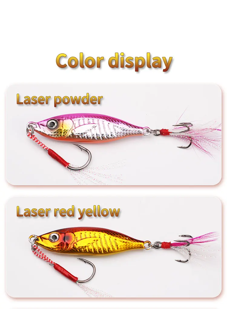 7g-60g Silicone Treble Hook 3D Eyes Artificial Hard Bait Bottom ABS Pencil Lure - view 14