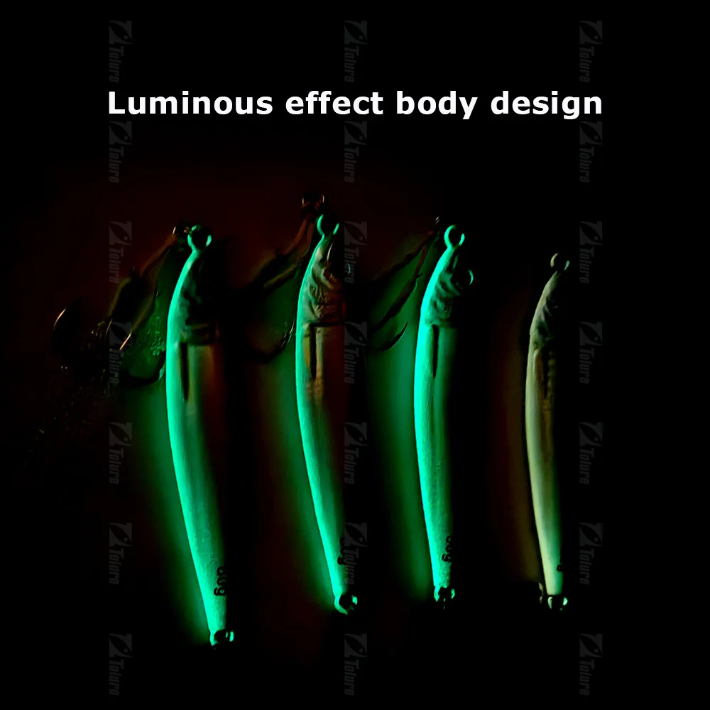 CHEERY High Quality 20g-80g Luminous Long Throw Jigging Bait ABS Pencil Lure - view 15