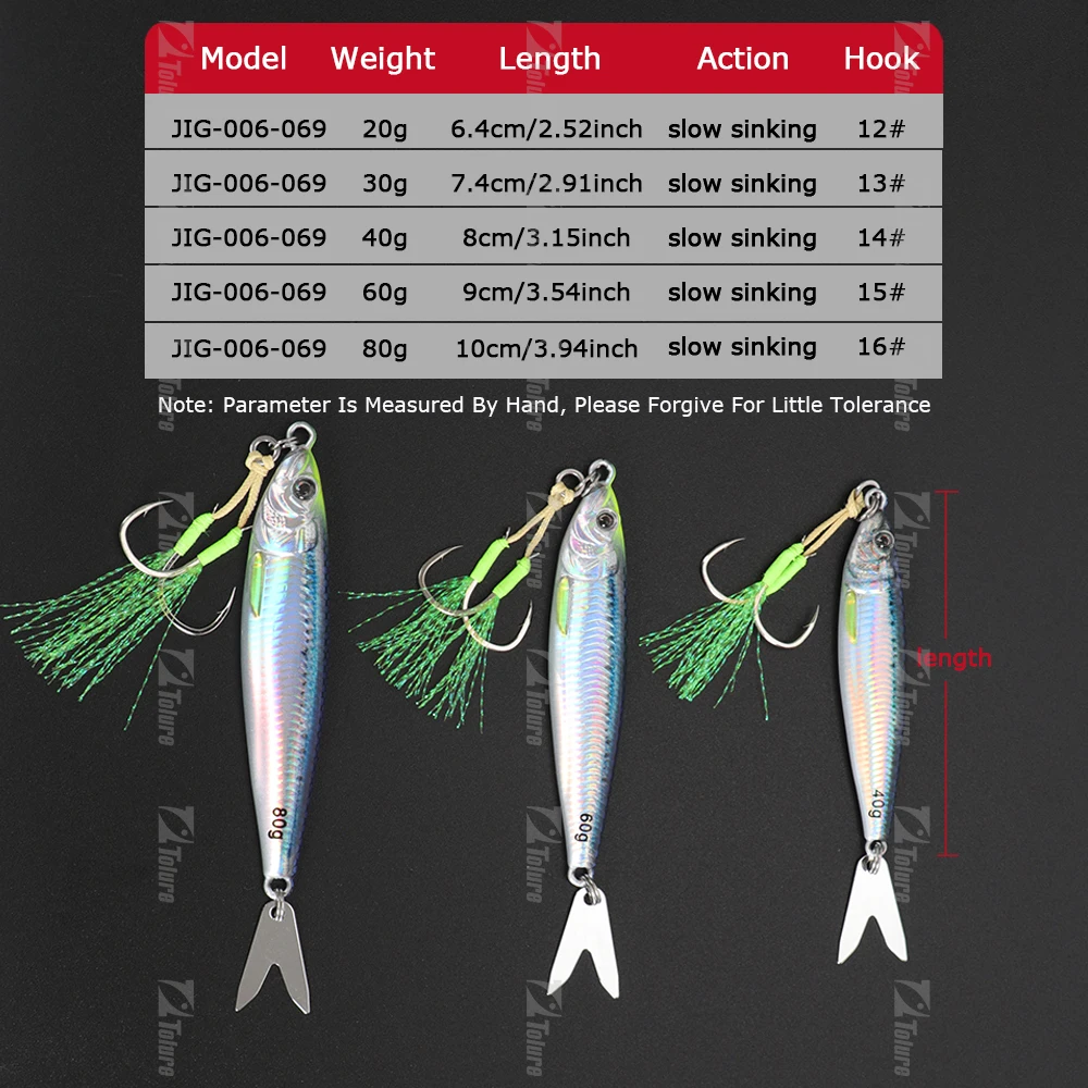 CHEERY High Quality 20g-80g Luminous Long Throw Jigging Bait ABS Pencil Lure - view 2