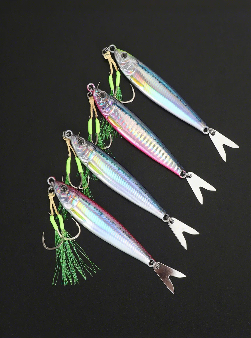CHEERY High Quality 20g-80g Luminous Long Throw Jigging Bait ABS Pencil Lure - view 6