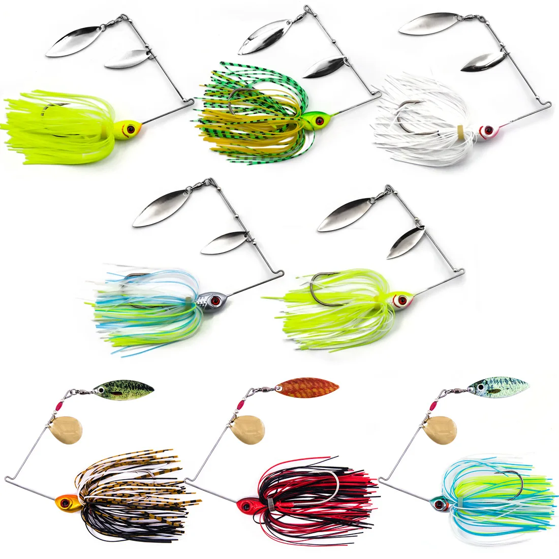 Bearded Man Lure Bottom Fishing Plastic Composite Spinnerbait ABS Pencil Lure - view 13